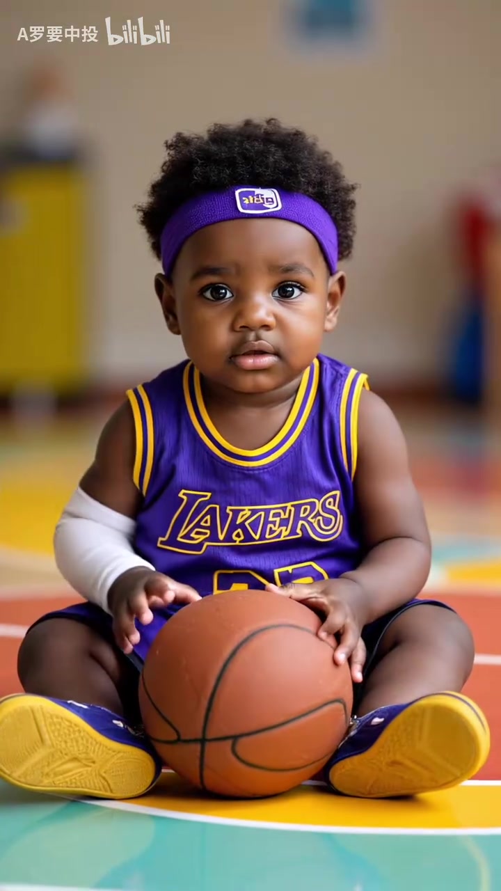 羅德曼終結(jié)比賽NBA球星們的嬰兒AI動圖巴克利智慧的眼神
