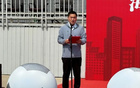 "海川建設杯"2025青島足球聯賽啟幕，燃情足球之城。